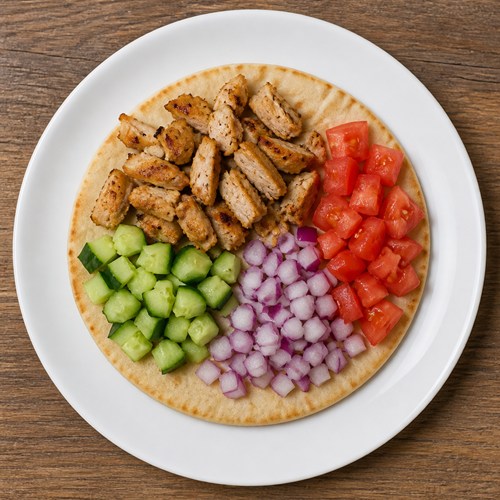 Greek Chicken Wrap