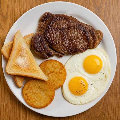Steak & Two Eggs